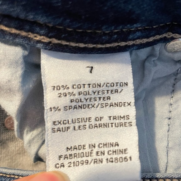 Eighty Two Denim Jean Shorts Medium Wash Size 7 - Picture 7 of 7